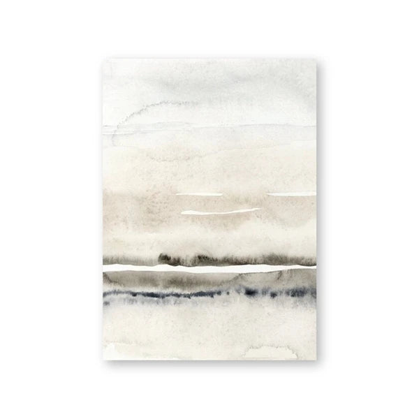 Beige and Grey Abstract Wall Art