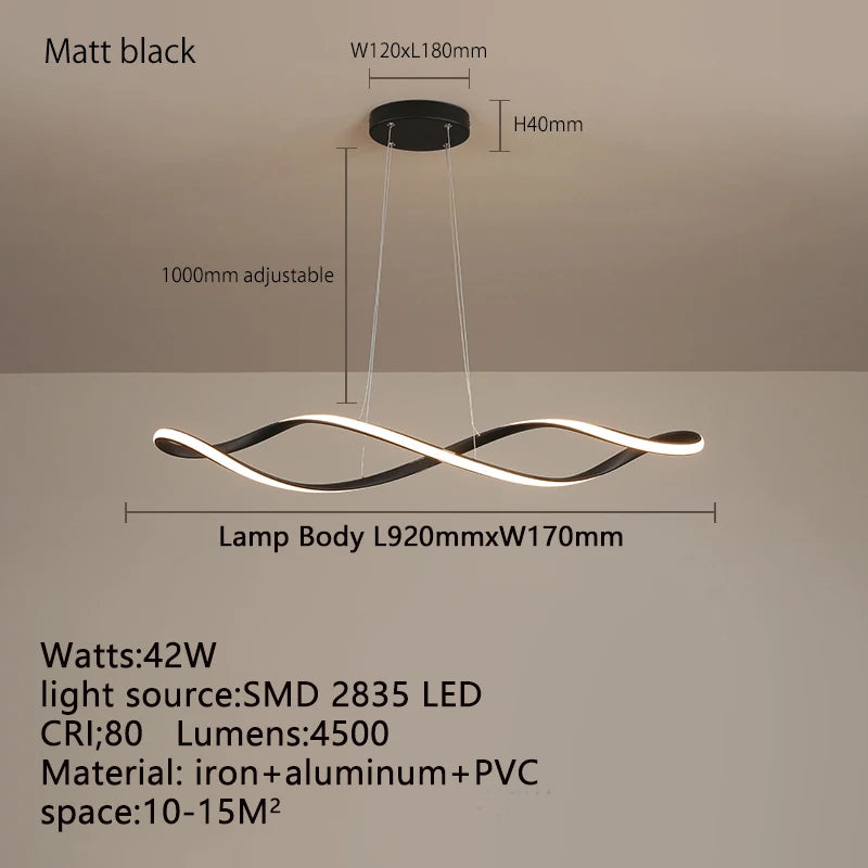 Modern Dimmable Pendant Light