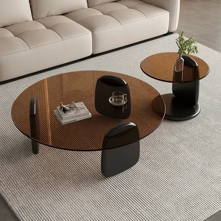 Modern Glass Round Coffee Table