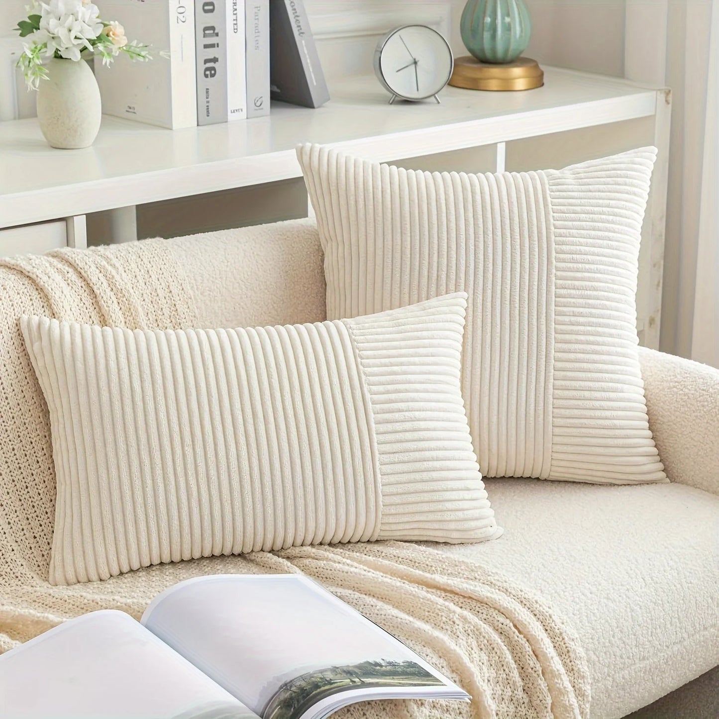 Decorative Striped Cushion Cover