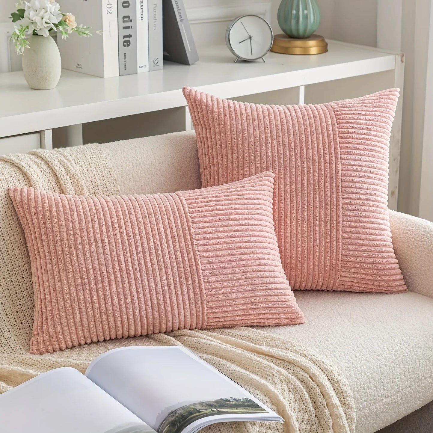 Decorative Striped Cushion Cover