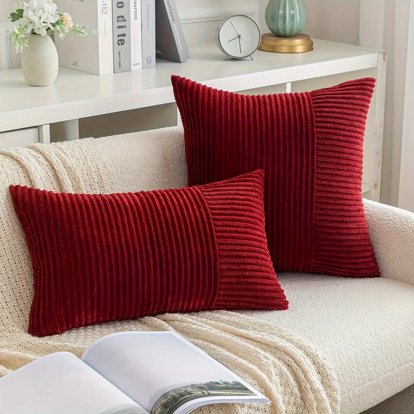 Decorative Striped Cushion Cover