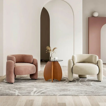 Modern Nordic Lazy Armchair