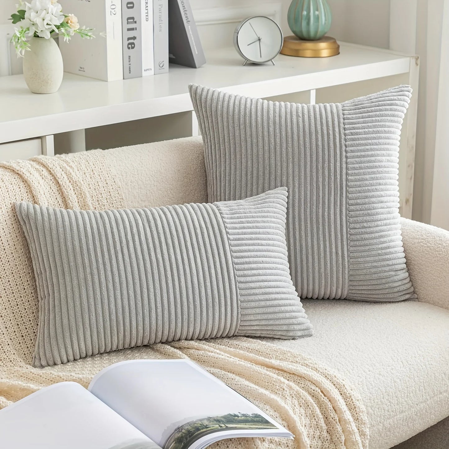 Decorative Striped Cushion Cover