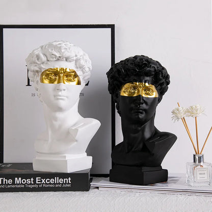 Modern Abstract Resin Bust Sculpture