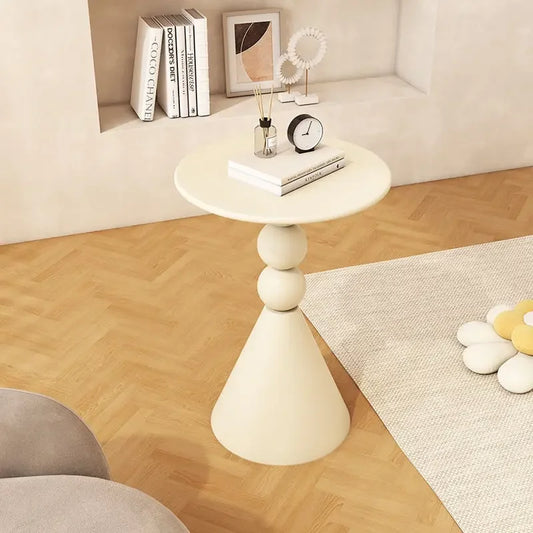 Nordic Minimalist White Side Table