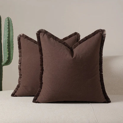 Modern Cushion Cover with Tassels