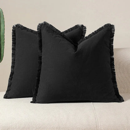 Modern Cushion Cover with Tassels