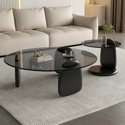 Modern Glass Round Coffee Table