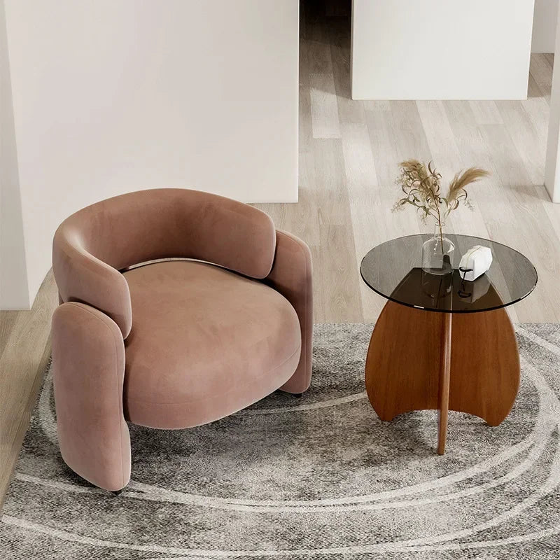 Modern Nordic Lazy Armchair